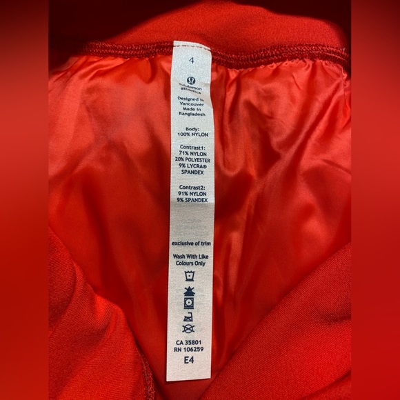 Lululemon Hot Cheeks Goose Down Wind & Water Resistant Quilted Mini Skirt Size 4 - Picture 14 of 16